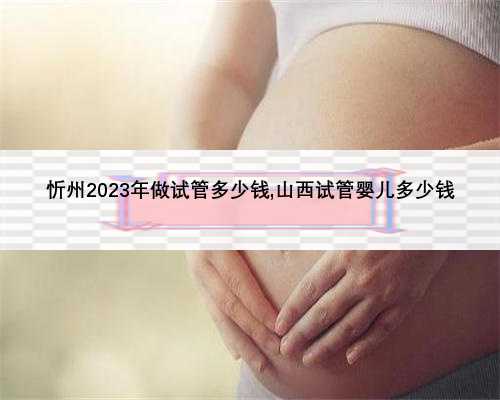 忻州2023年做试管多少钱,山西试管婴儿多少钱